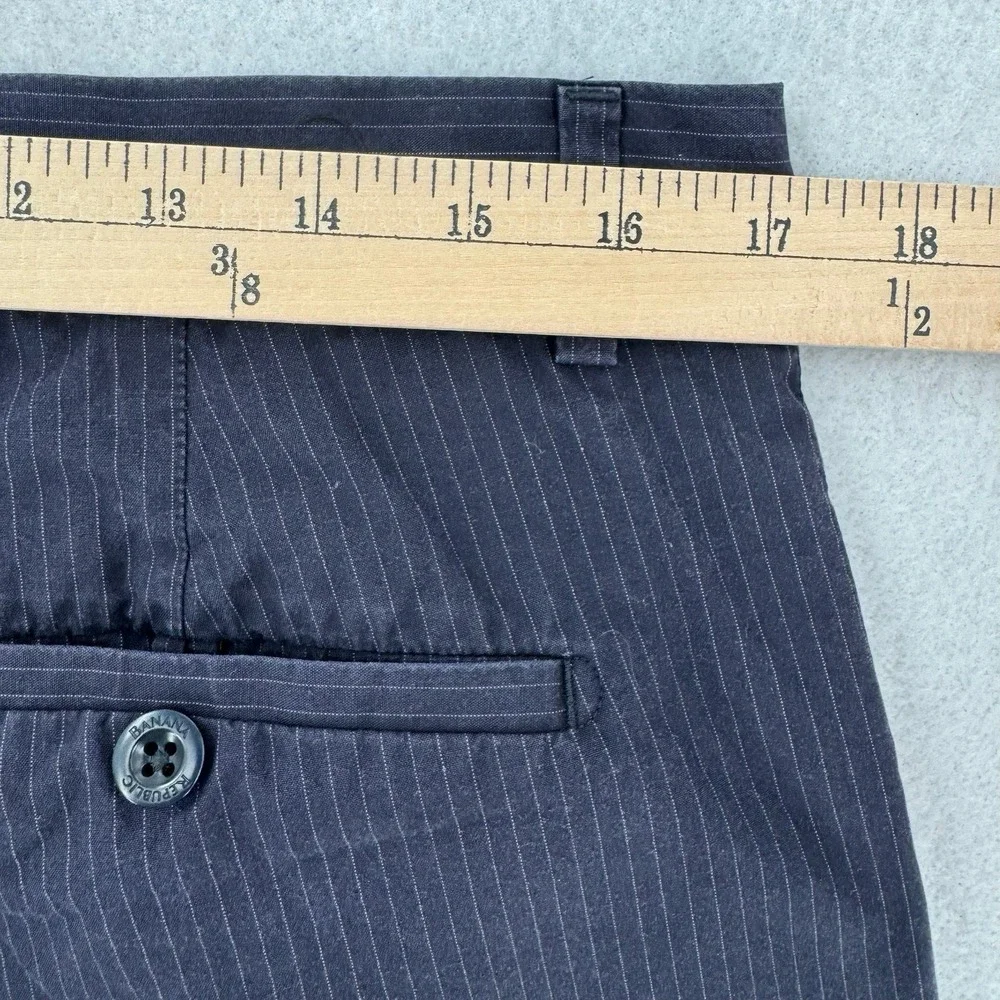 Banana Republic Pants Mens 35x34 Blue Pinstripe Dress Trousers‎ Straight Leg